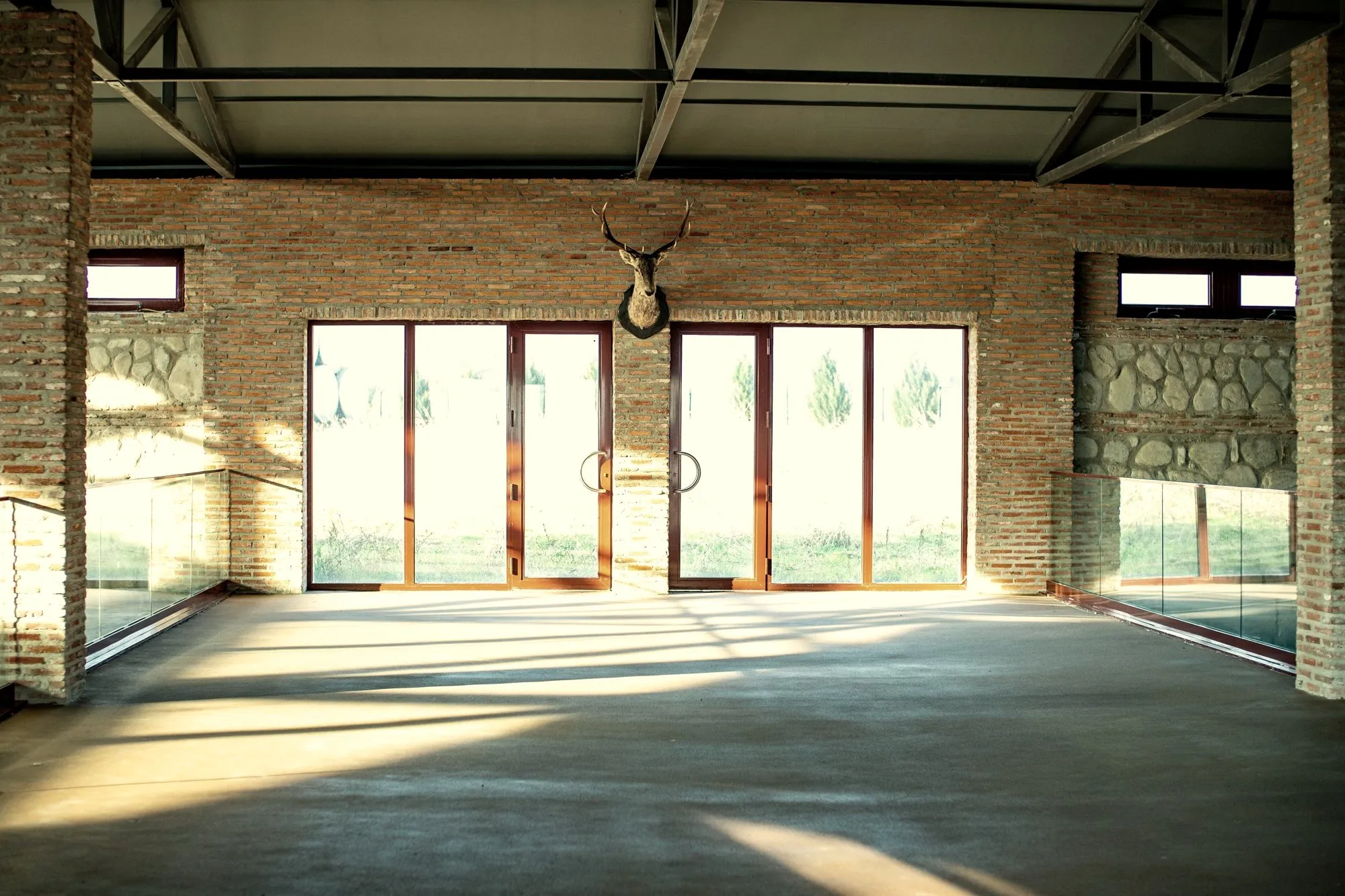 The reception hall at the winery